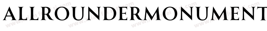 AllrounderMonumentTest Book字体转换